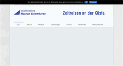 Desktop Screenshot of historisches-museum-bremerhaven.de